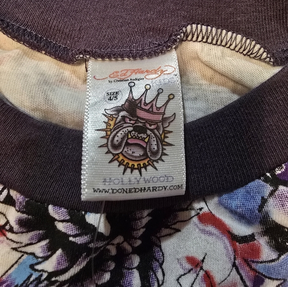 NWT ED HARDY kids tee size 4/5 MSRP $69 - Picture 8 of 8